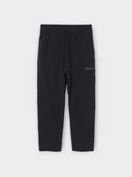 Undercover Undercover Trousers, Black, Cotton Mix Elastic Waist Pants in Black w/ Side Zip Details