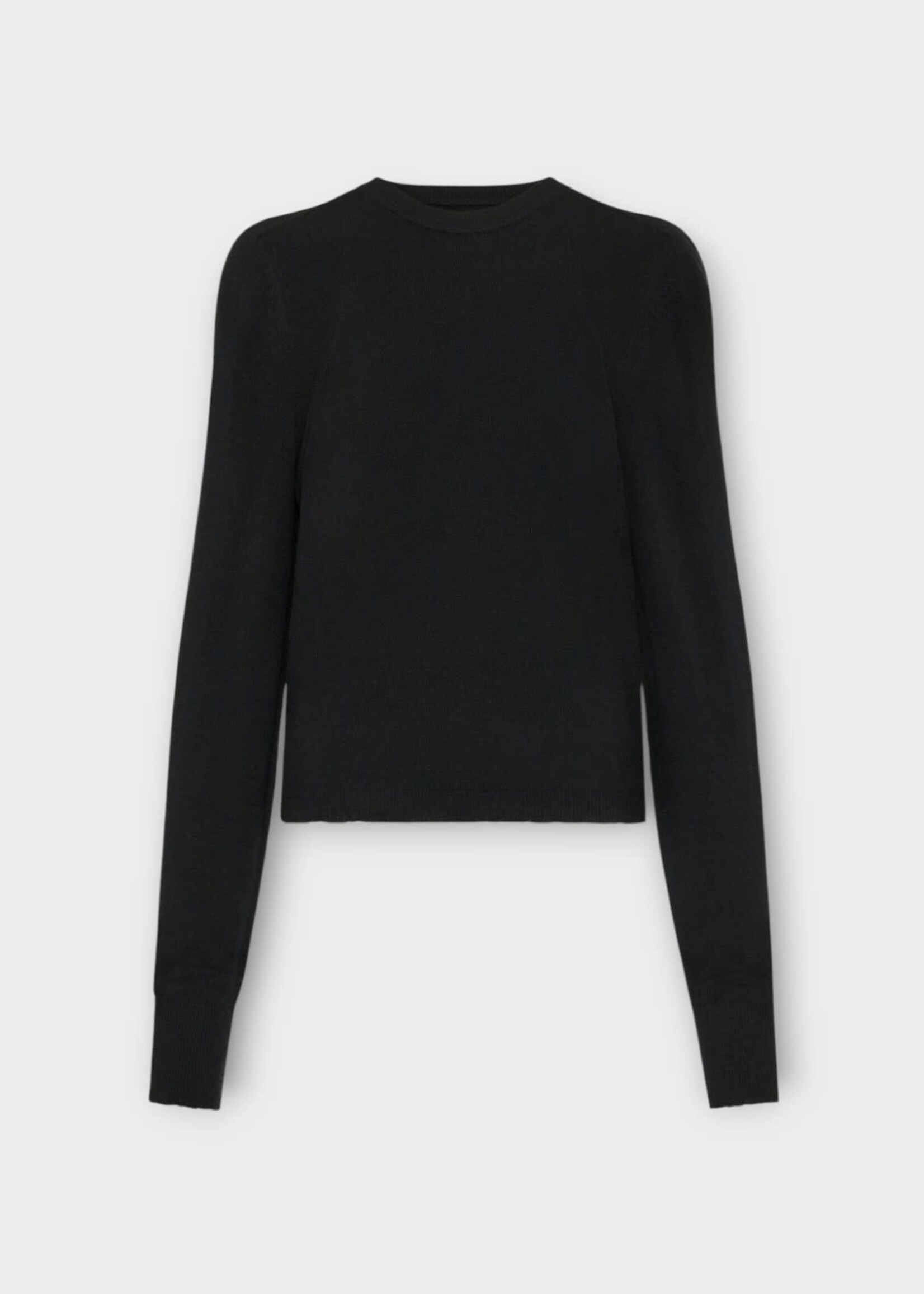 Maison Margiela Maison Margiela Top, Black, Wool Crew Neck Long Sleeve Knitwear In Black