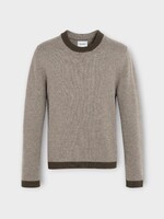 Barrie Barrie Sweater, Grey, Cashmere BARRIE x MACKINTOSH Pullover In Elk & Dark Malt