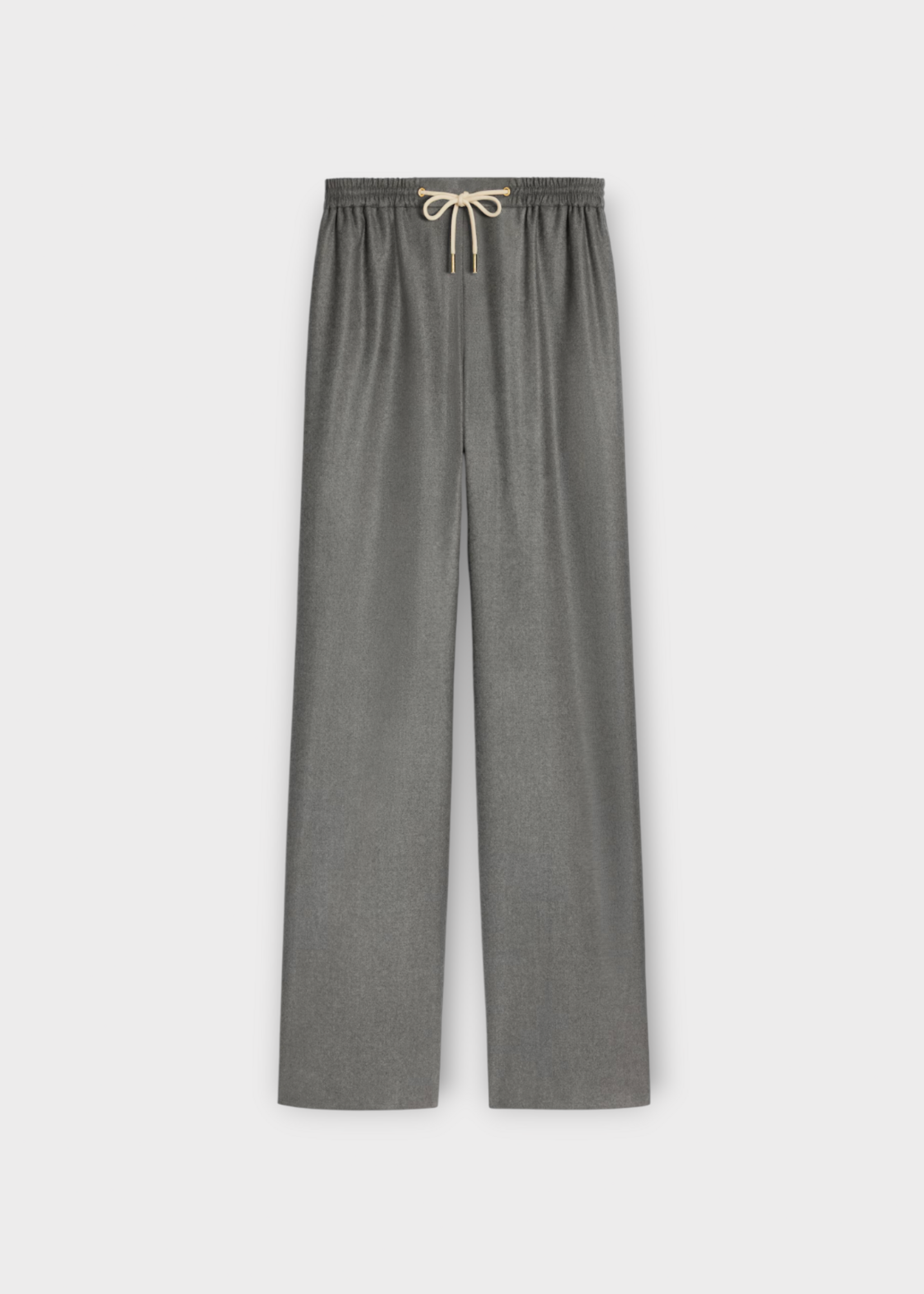 Celine Celine Trousers, Grey, Cashmere Flannel Elastic Waist Jogging Pants