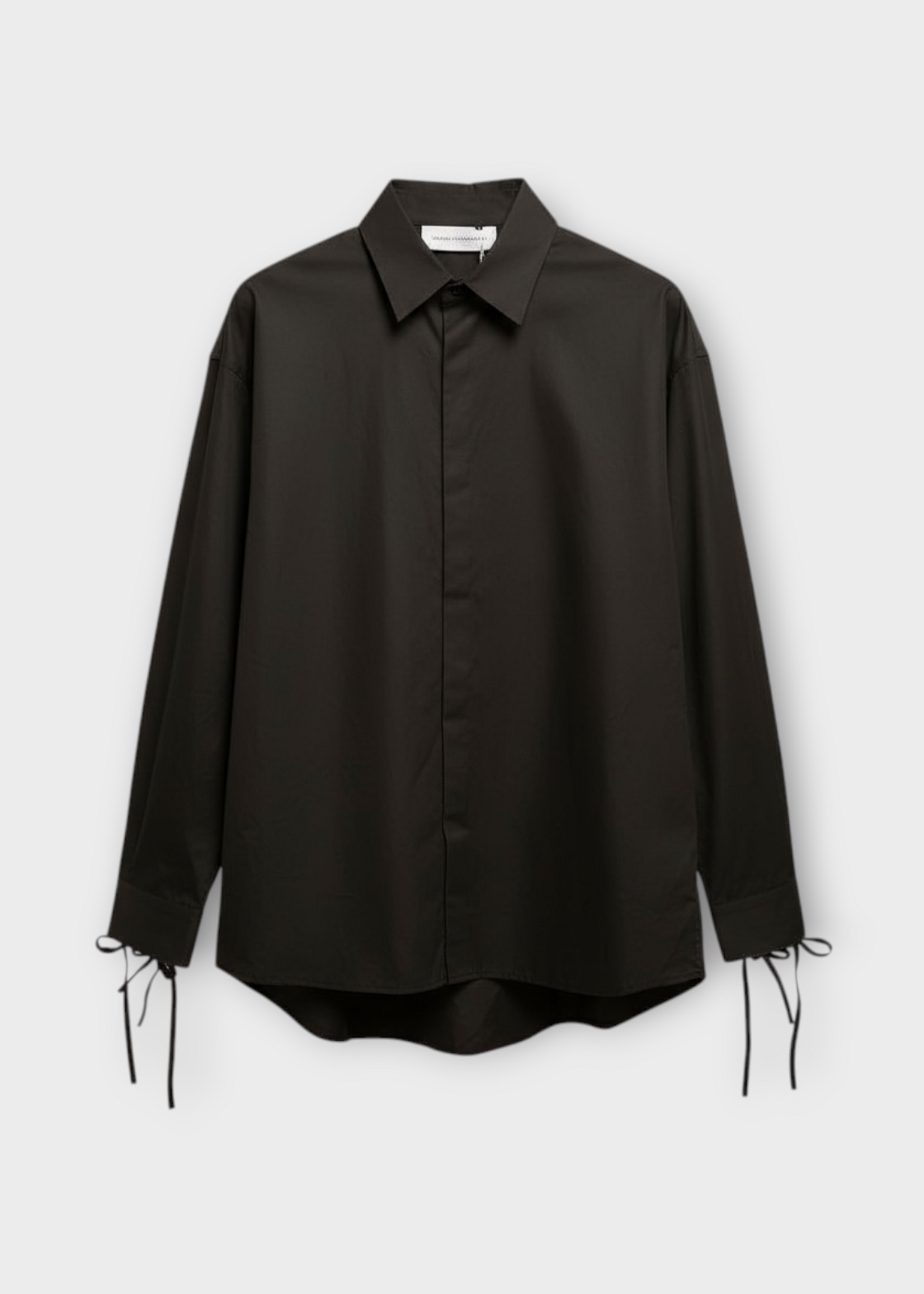 Marie Adam-Leenaerdt Marie Adam-Leenaerdt Shirt, Brown, Poly Mousse & Cotton Base Shirt In Brown
