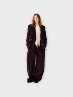 S.S.Daley S.S.Daley Jacket, Brown, Eilidh Corduroy Double Breasted Blazer in Dark Brown