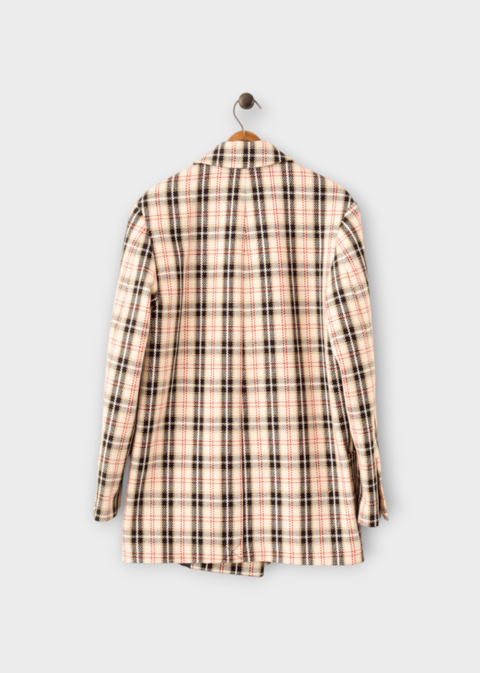 S.S.Daley S.S.Daley Jacket, Print, Lachlan Double Breasted Blazer in Black White & Red Check #22