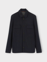 Loro Piana Loro Piana Jacket, Navy, Marco Cashmere Novalis Overshirt In Blue Navy