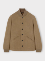 Loro Piana Loro Piana Shirt, Brown, Rik Cashmere Rain Repellent Bicolour Bomber Jacket In Bronze Ember
