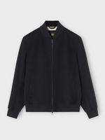 Loro Piana Loro Piana Jacket, Navy, Ivy Cashmere Storm System Bomber Jacket In Blue Navy