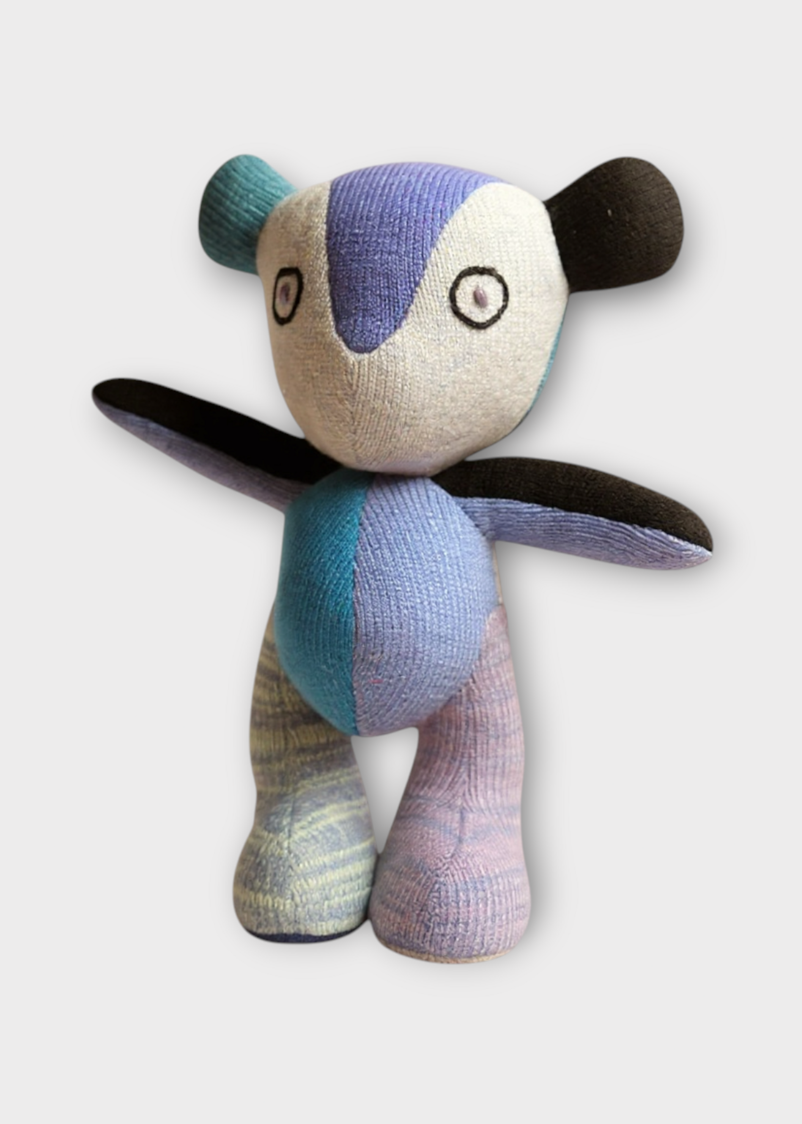 The Elder Statesman The Elder Statesman Toy, Multi, Cashmere Small Teddy Bear In Multi