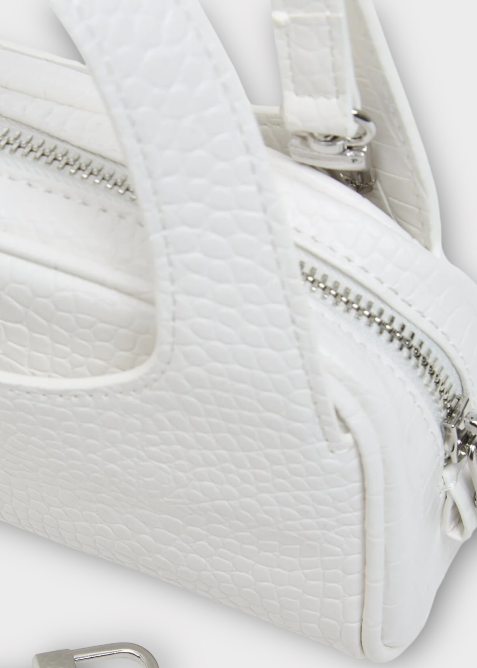 Coperni Coperni Bag, White, Puma X Coperni Crocodile Small Bag In Puma White