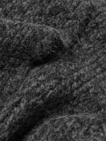 Dries Van Noten Dries Van Noten Scarf, Grey, Moyson Wool Mix In Dark Grey
