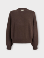 Khaite Khaite Knitwear, Brown, Cashmere Margaux Sweater In Coffee