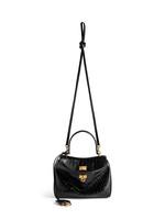Balenciaga Balenciaga Bag, Black, Rodeo Embossed Croco Leather Top Handle Mini Bag in Black