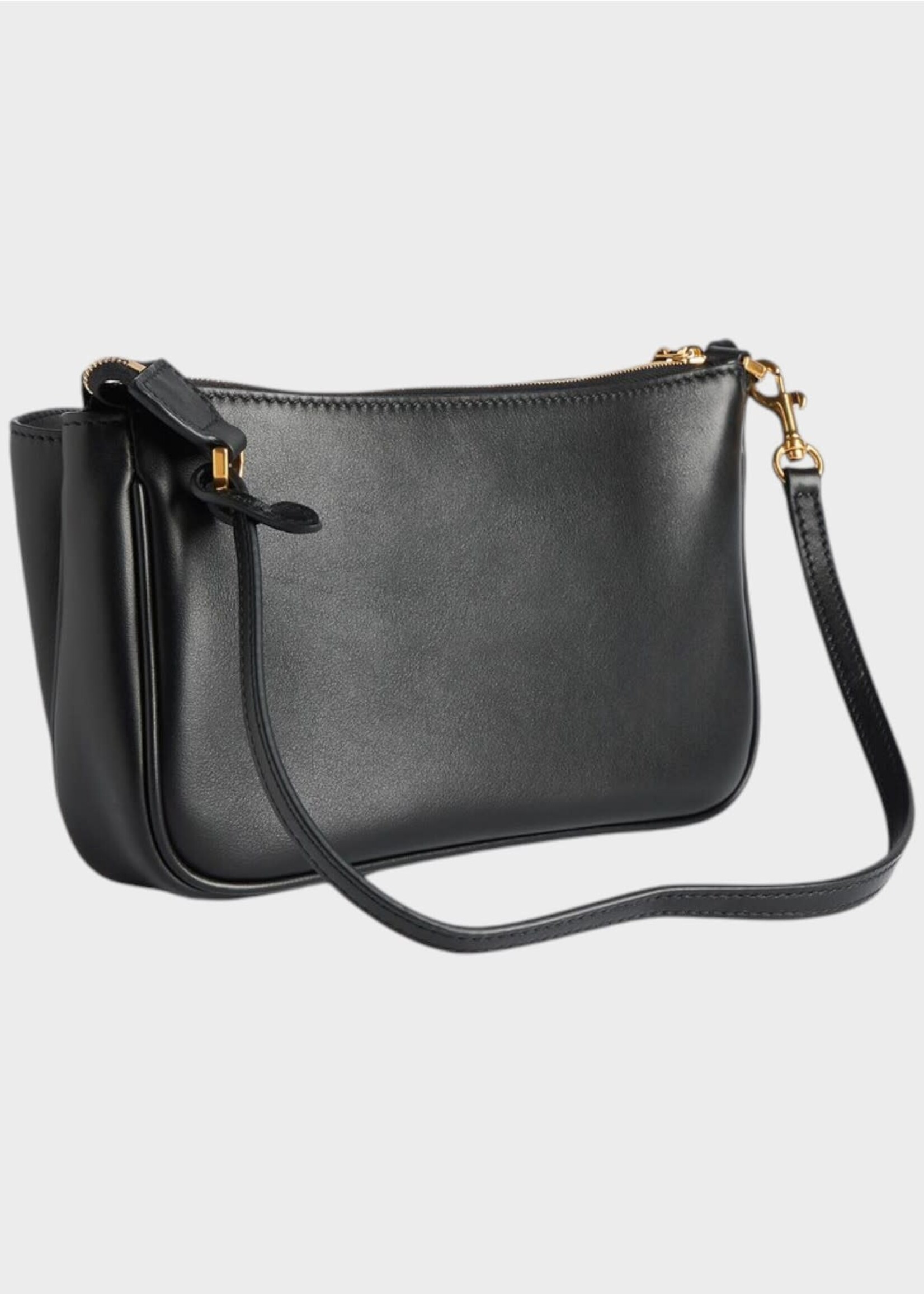 Balenciaga Balenciaga Bag, Black, Rodeo Calf Leather Sling Pochette in Black