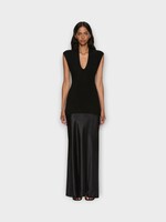 Christopher Esber Christopher Esber Dress, Black, Moulded Scarf Monument Cashmere & Silk Dress