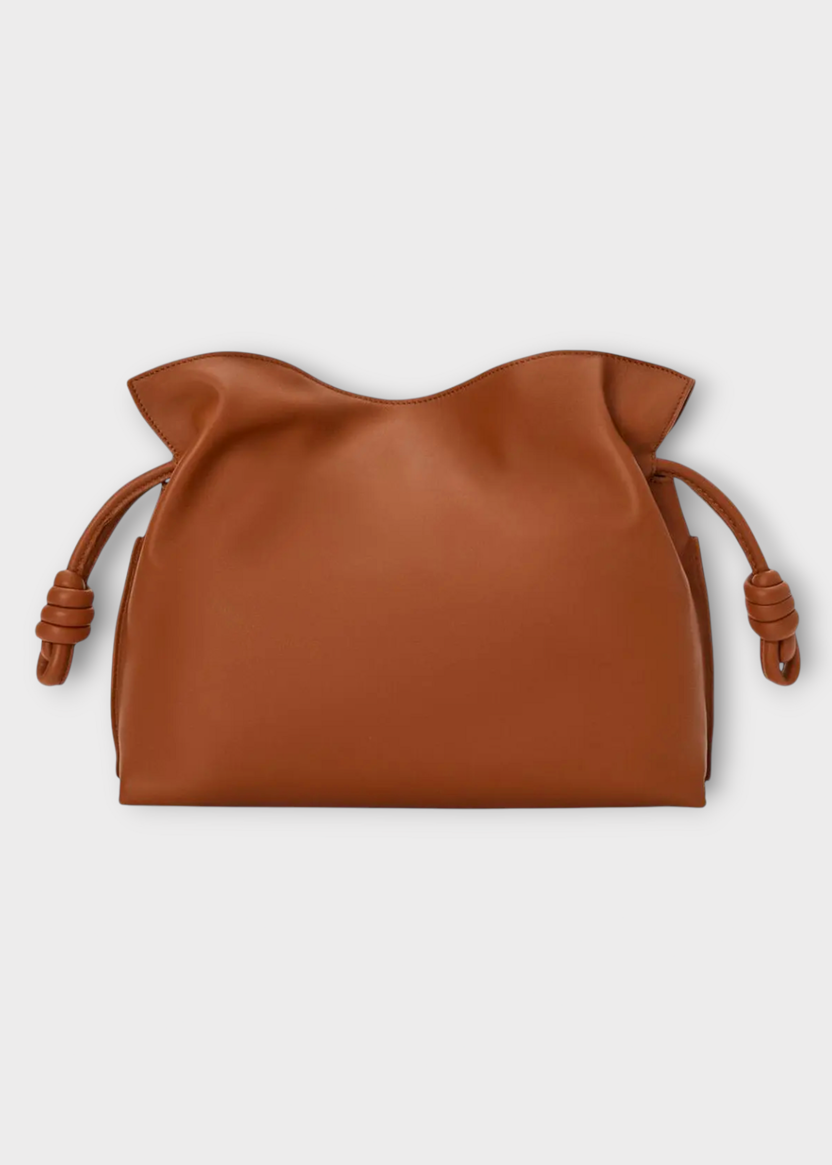 Loewe Loewe Bag, Multi, Nappa Calf Flamenco Square Clutch Bag In Caramel & Light Green