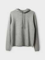 Lisa Yang Lisa Yang Knitwear, Grey, Cole Cashmere Hooded Sweater In Dove Grey