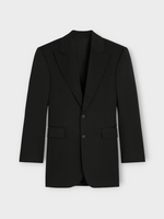 Celine Celine Jacket, Black, Colonne Collared Single Breasted Blazer Jacket