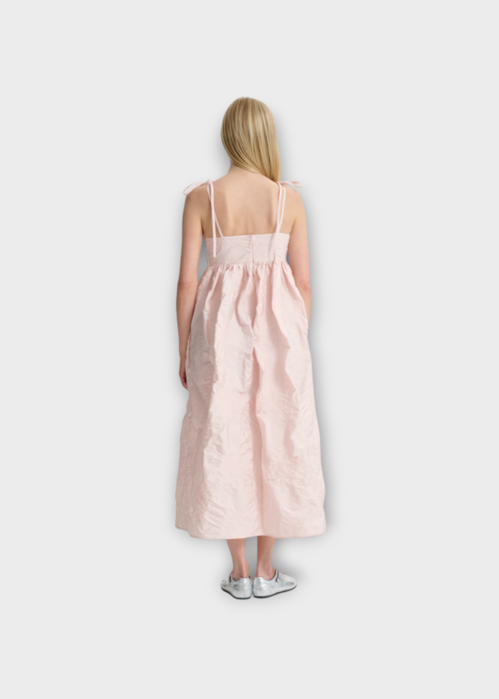 Cecilie Bahnsen Cecilie Bahnsen Dress, Pink, Balena Bralette Slip Dress In Blush Pink