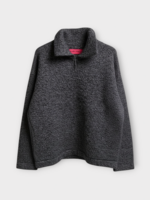 The Elder Statesman The Elder Statesman Knitwear, Grey, Hunter Marl Cashmere Zip Jacket in Storm Twist