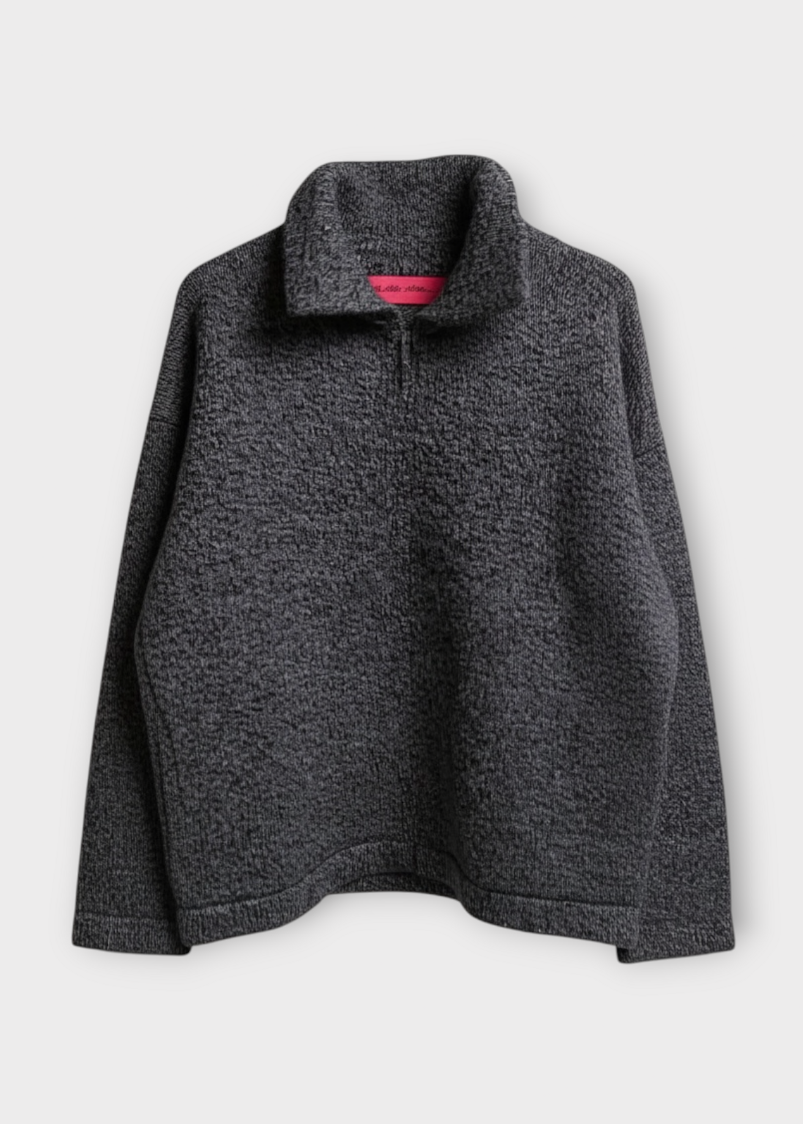 The Elder Statesman The Elder Statesman Knitwear, Grey, Hunter Marl Cashmere Zip Jacket in Storm Twist