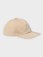 Loro Piana Loro Piana Hat, Beige, Cashmere Storm System Baseball Cap In Cambridge Melange
