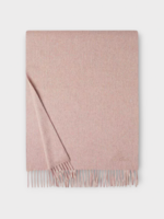Loro Piana Loro Piana Scarf, Pink, Extra Grande Unita Cashmere Fringed Scarf In Ashen Pink Melange