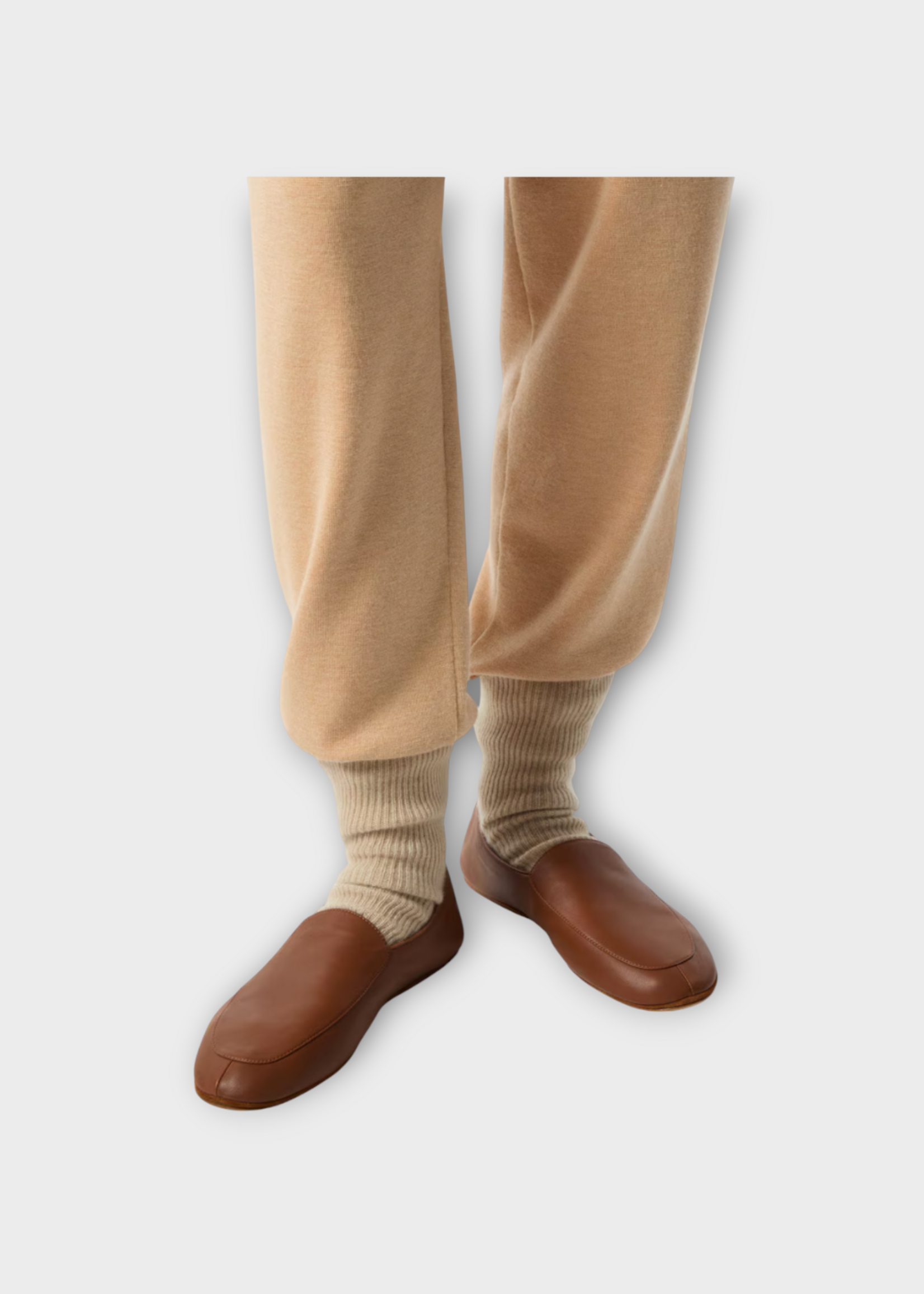 Loro Piana Loro Piana Flats, Brown, Anton Walk Soft Lambskin Loafer In Cuir