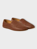 Loro Piana Loro Piana Flats, Brown, Anton Walk Soft Lambskin Loafer In Cuir