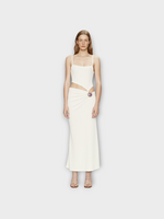Christopher Esber Christopher Esber Dress, White, Mineral Stone Separation Tank Dress