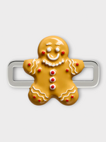 Poubel Poubel Charm, Print, Gingerbread Painted Enamel w/ Sterling Silver