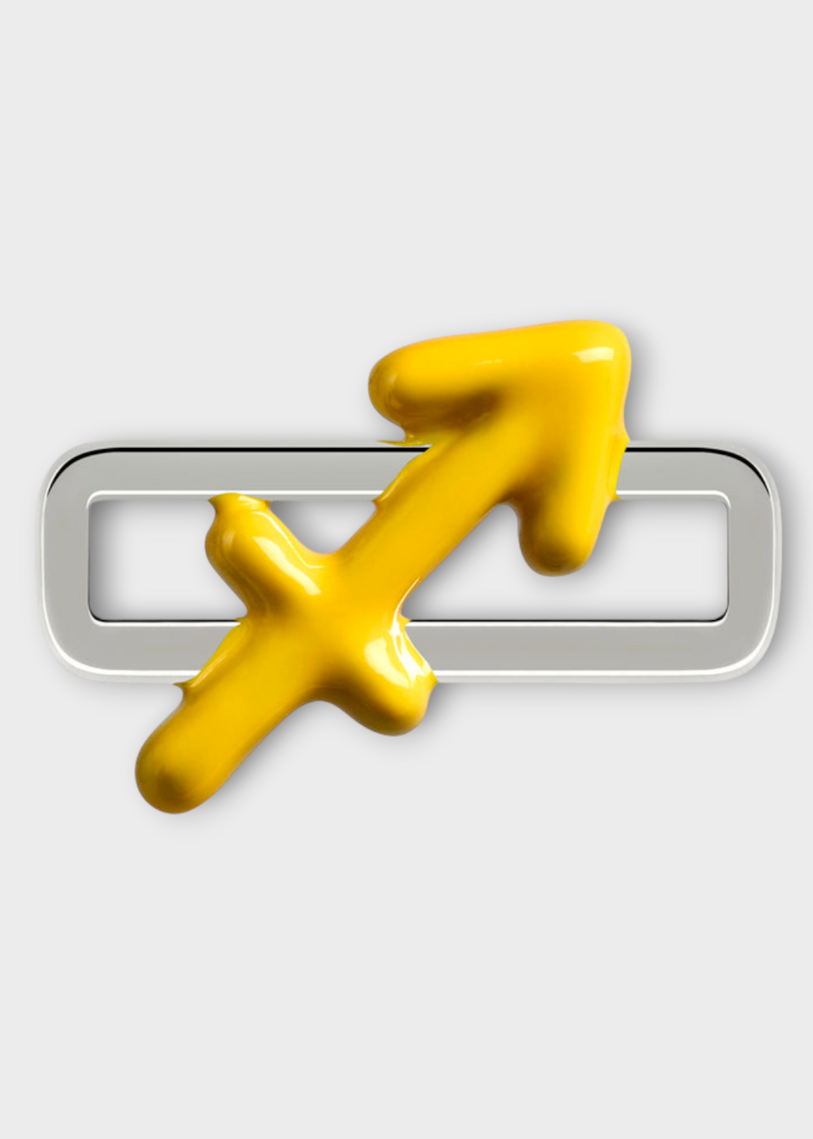 Poubel Poubel Charm, Print, Sagittarius Archer Painted Enamel w/ Sterling Silver