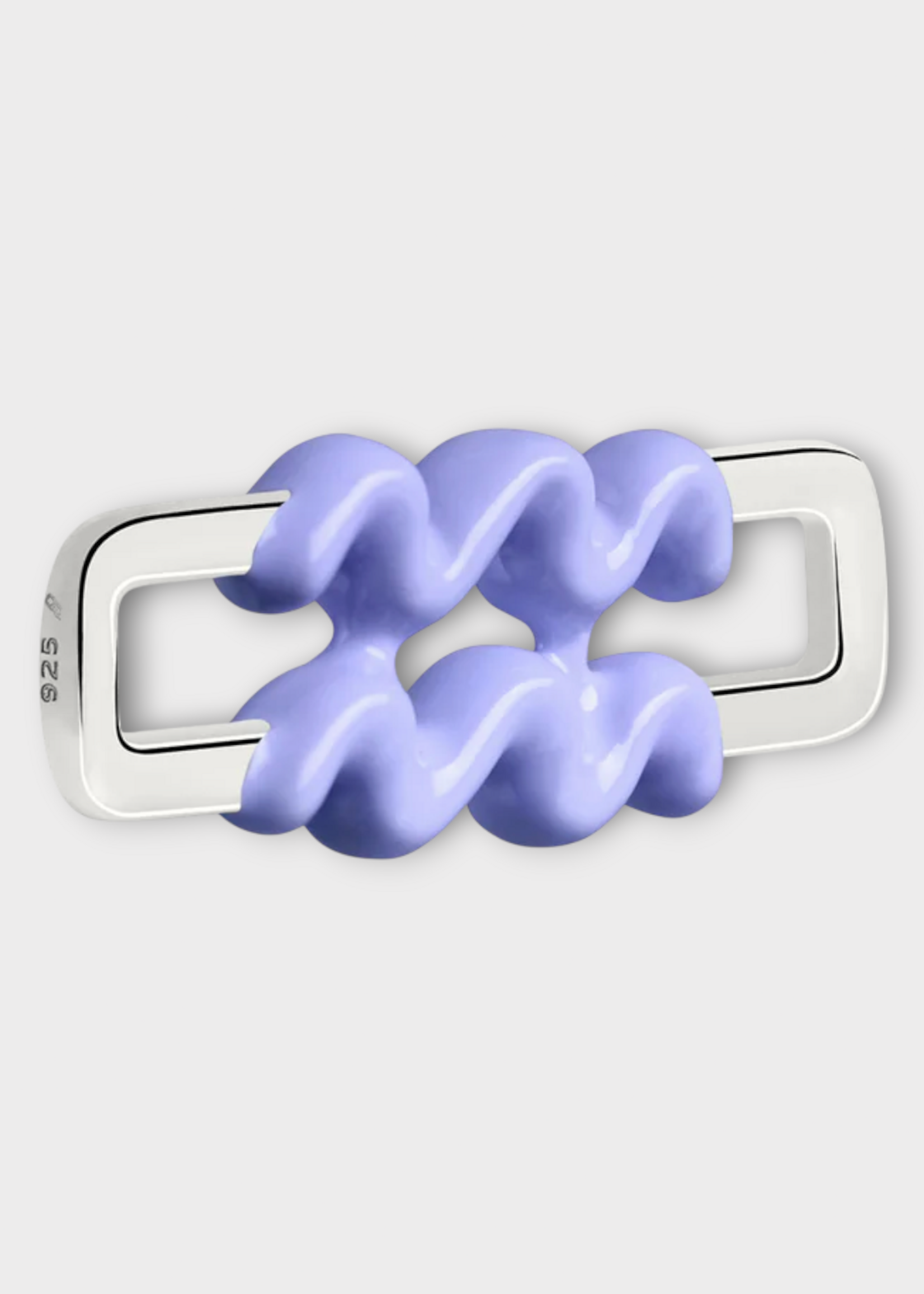 Poubel Poubel Charm, Print, Aquarius Water Bearer Painted Enamel w/ Sterling Silver