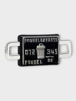 Poubel Poubel Charm, Print, Card Painted Enamel w/ Sterling Silver