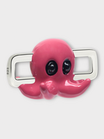 Poubel Poubel Charm, Print, Octopus Painted Enamel w/ Sterling Silver