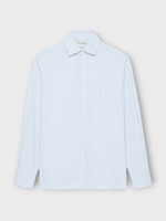 J.W. Anderson J.W.Anderson Shirt, Multi, Cotton Dress Striped Shirt In Blue & White