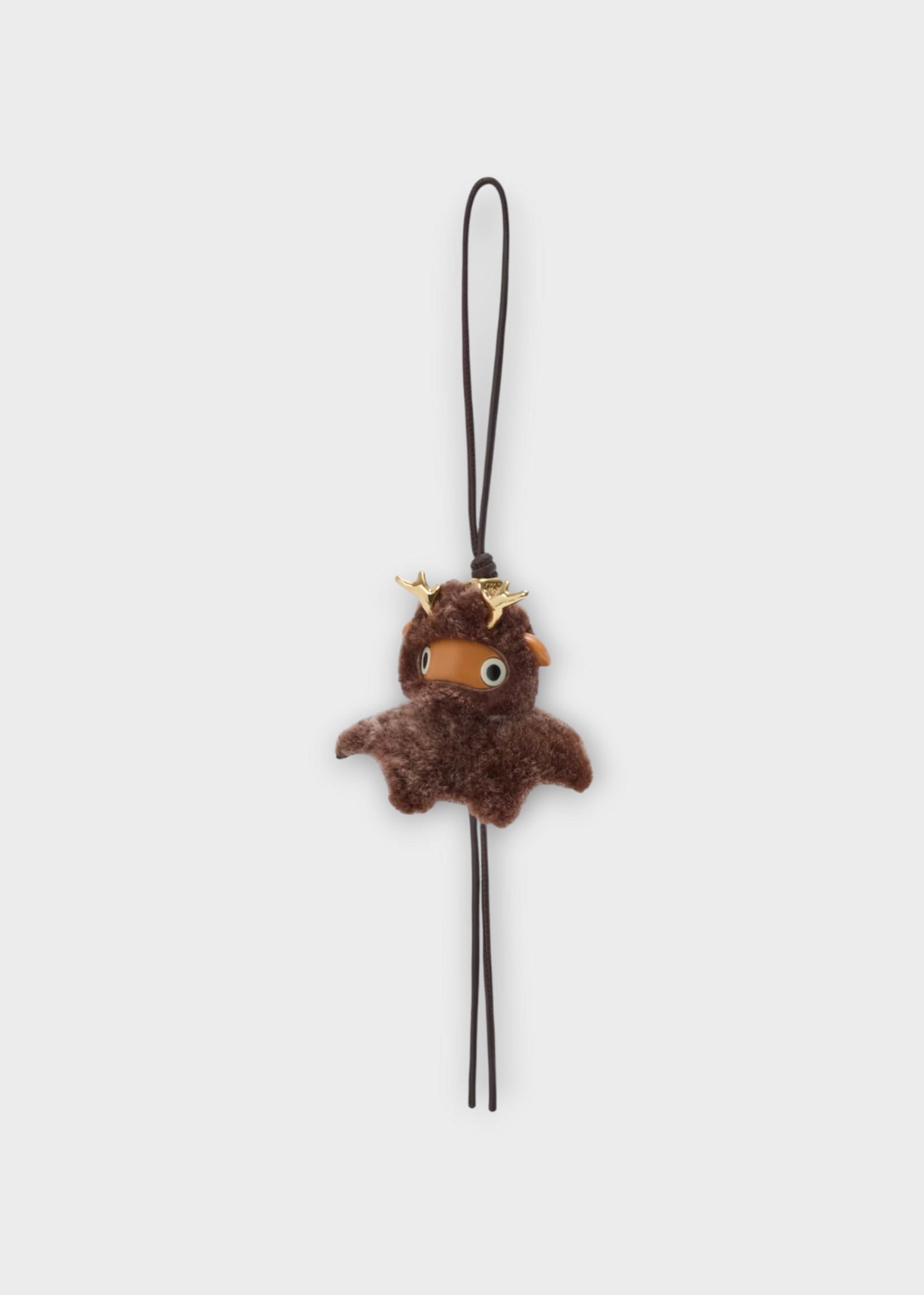 Loewe Loewe Charm, Brown, Deer Puzz Charm Acetate/Shearling In Brown