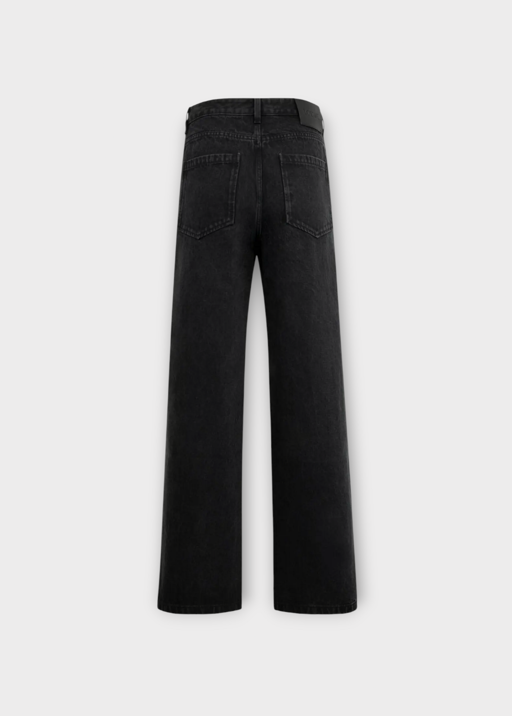 Loewe Loewe Jeans, Black, Cotton Anagram Baggy Jeans In Black