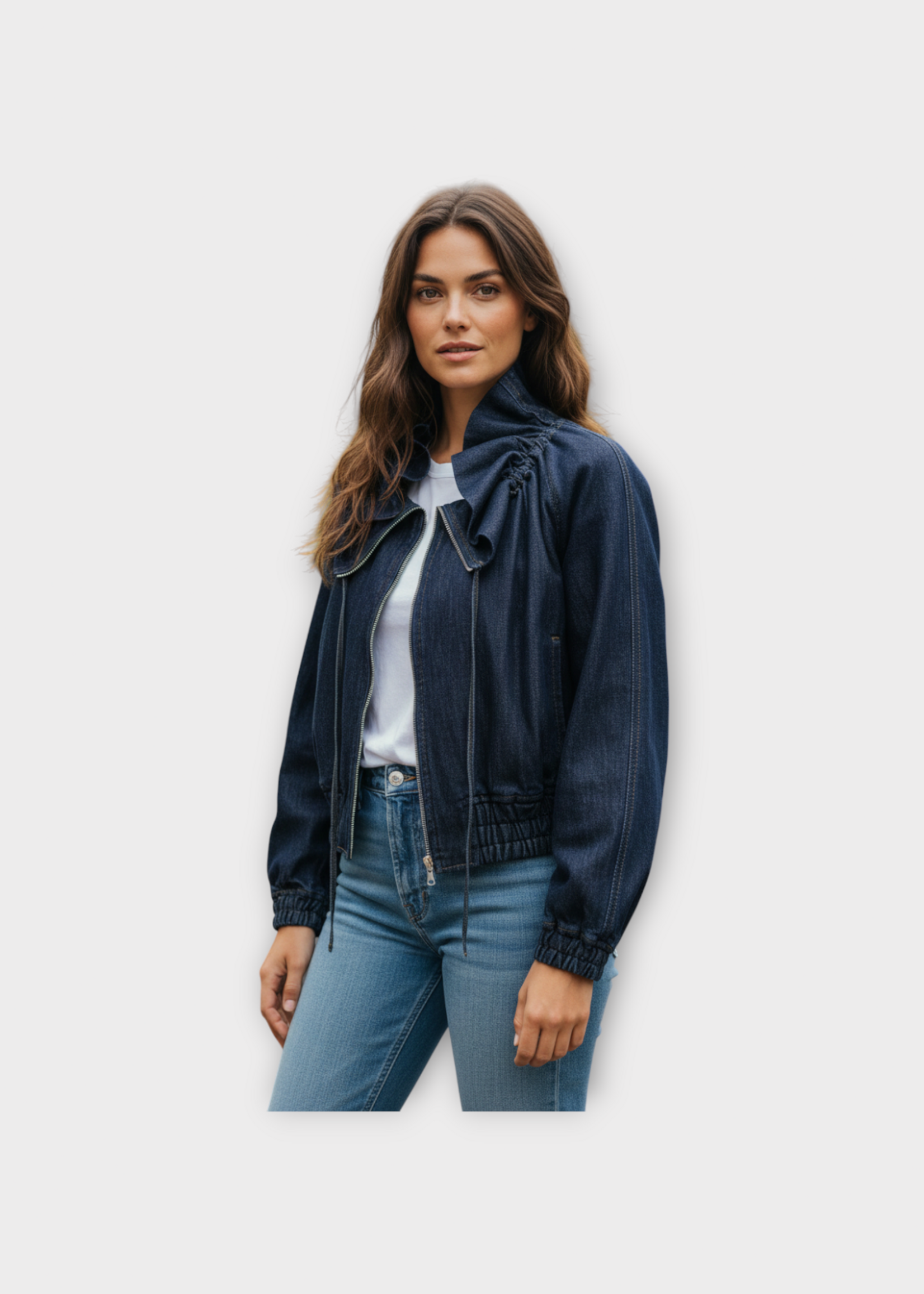 Dries Van Noten Dries Van Noten Jacket, Blue, Voly Cotton Denim Jacket In Indigo