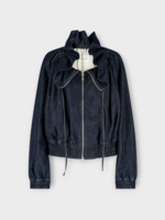 Dries Van Noten Dries Van Noten Jacket, Blue, Voly Cotton Denim Jacket In Indigo