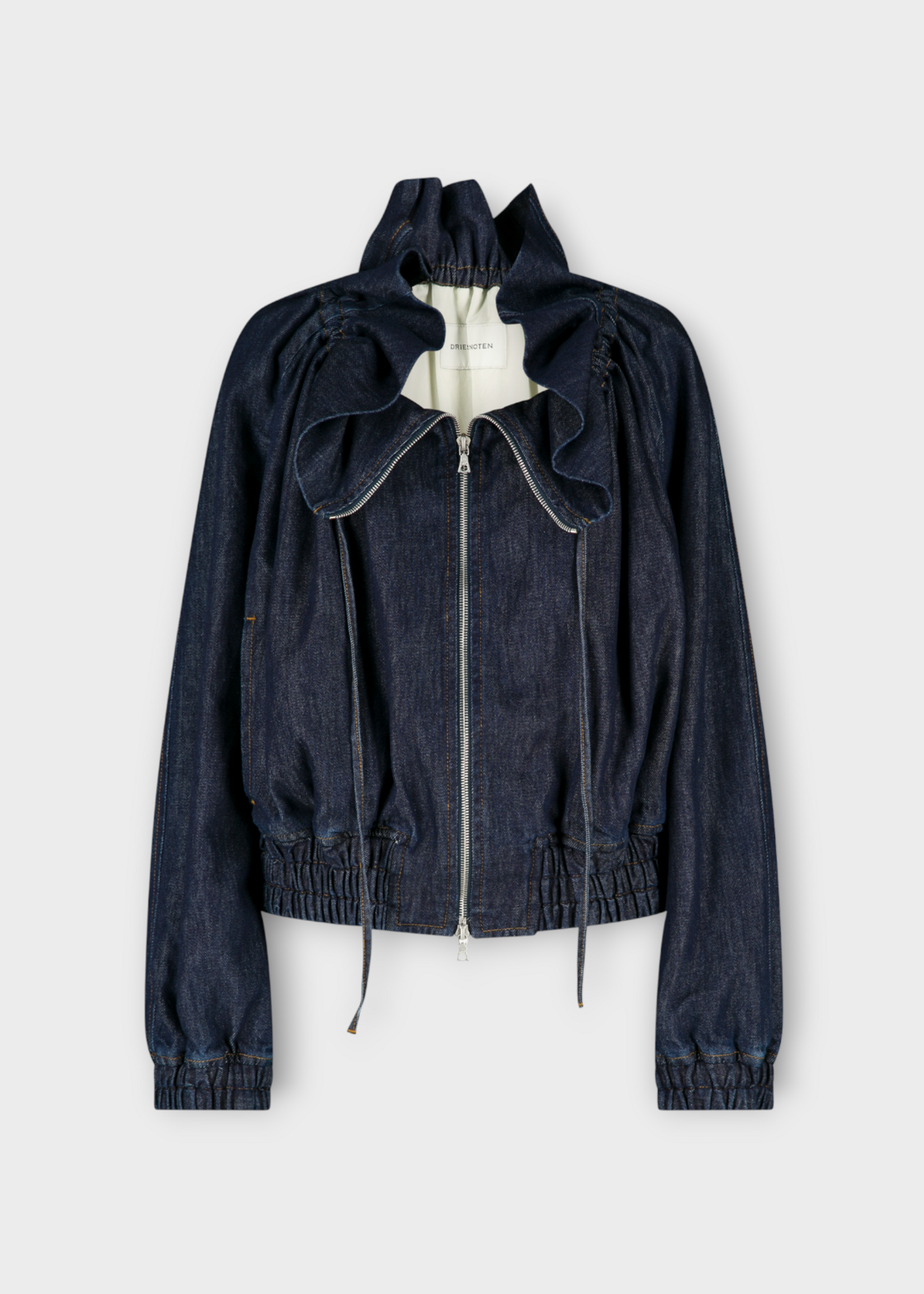 Dries Van Noten Dries Van Noten Jacket, Blue, Voly Cotton Denim Jacket In Indigo
