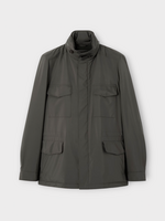 Loro Piana Loro Piana Jacket, Grey, Traveller Field Regual Fit Windmate Storm Jacket In Onyx