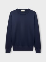 Dries Van Noten Dries Van Noten Sweatshirt, Navy, Cotton Muchas Crew Neck Pullover