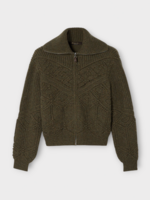 Loro Piana Loro Piana Knitwear, Green, La Plagne Cashmere Bomber Sweater In Green Multicolour Melange