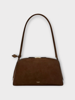 Alaia Alaia Bag, Brown, Le Bouledogue Medium Shoulder Bag In Brown