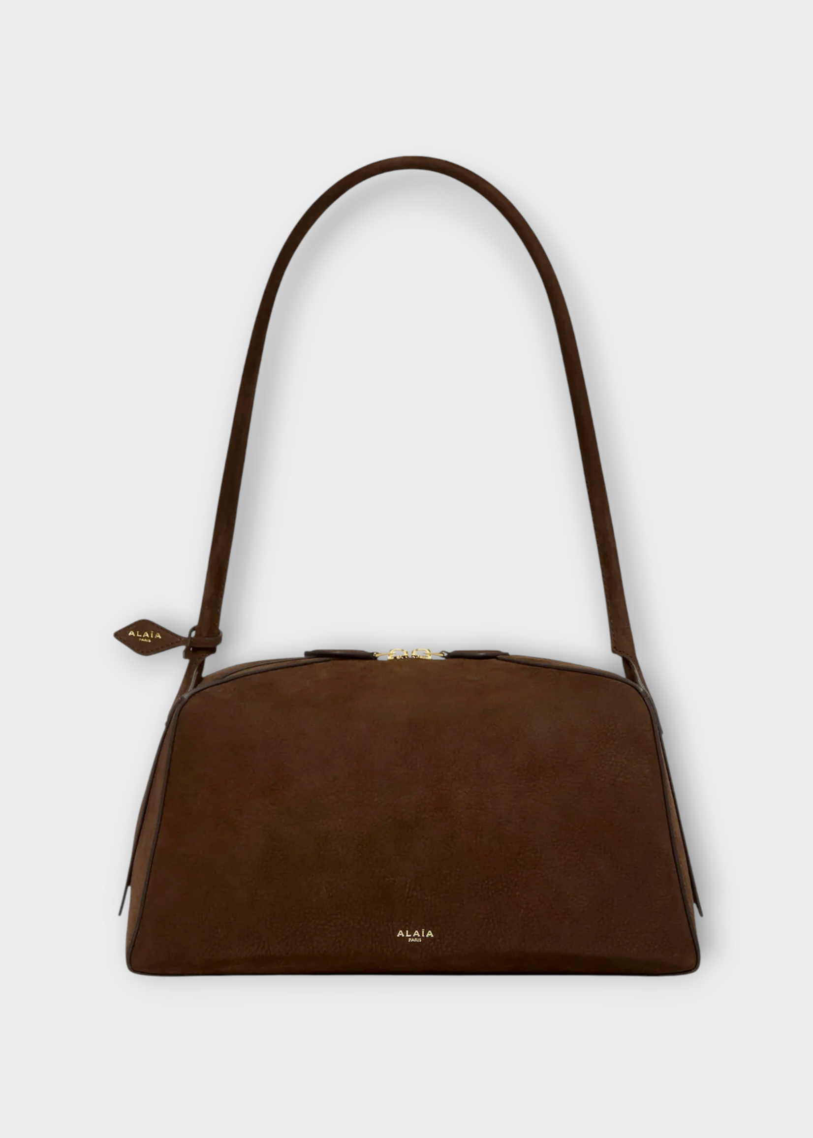 Alaia Alaia Bag, Brown, Le Bouledogue Medium Shoulder Bag In Brown