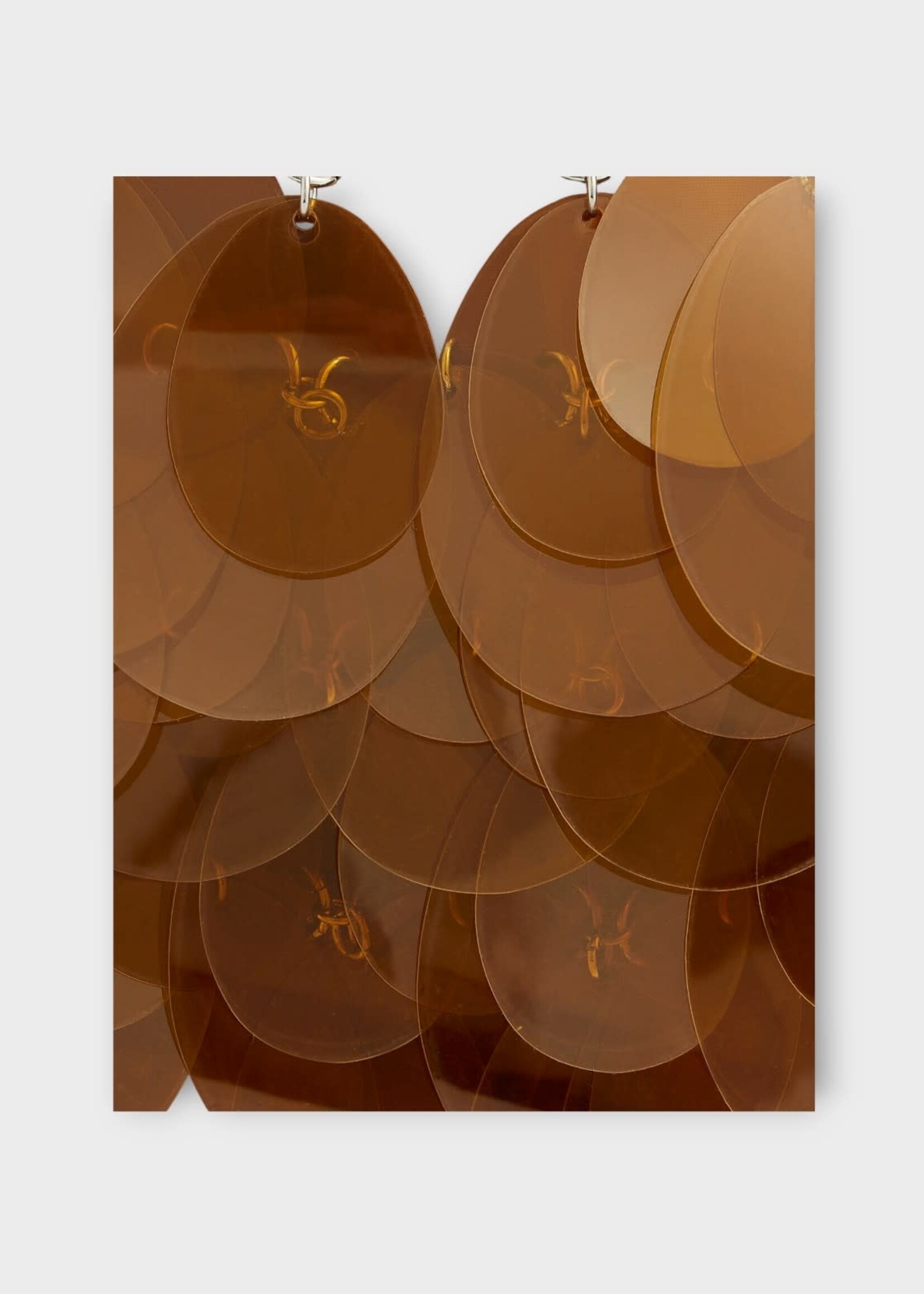 Rabanne Rabanne Bag, Yellow, Sparkle Oversized Sequin Shoulder Bag In Ochre