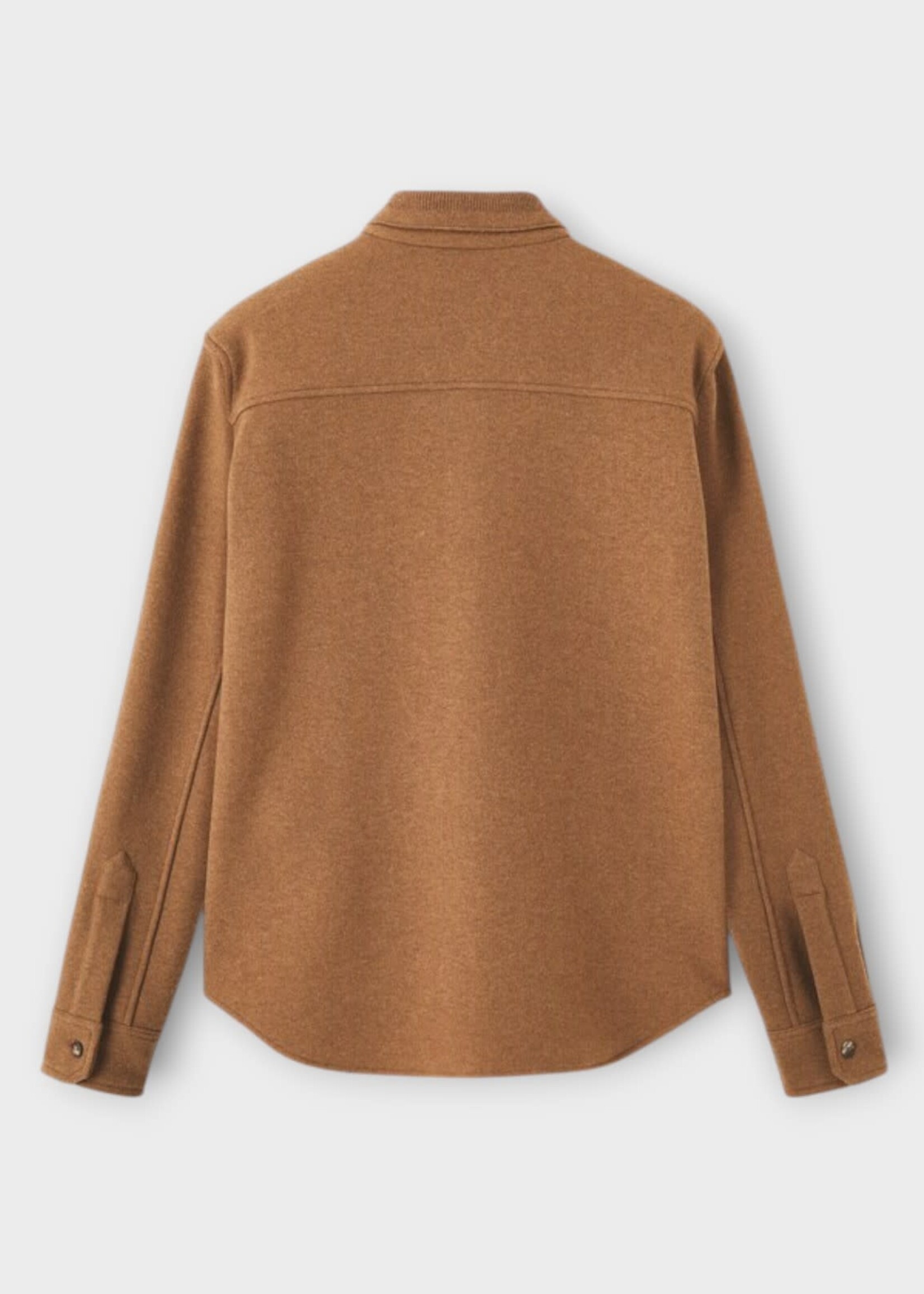 Loro Piana Loro Piana Jacket, Brown, Hazel Fleece Wool & Cashmere Overshirt In Terracotta Taupe