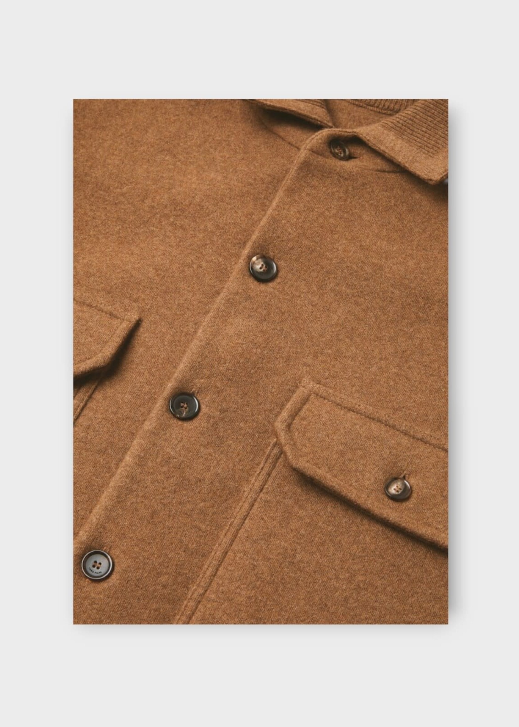 Loro Piana Loro Piana Jacket, Brown, Hazel Fleece Wool & Cashmere Overshirt In Terracotta Taupe