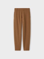Loro Piana Loro Piana Trousers, Brown, Hazel Wool & Cashmere High Waisted Straight Leg Pants In Terracotta Taupe