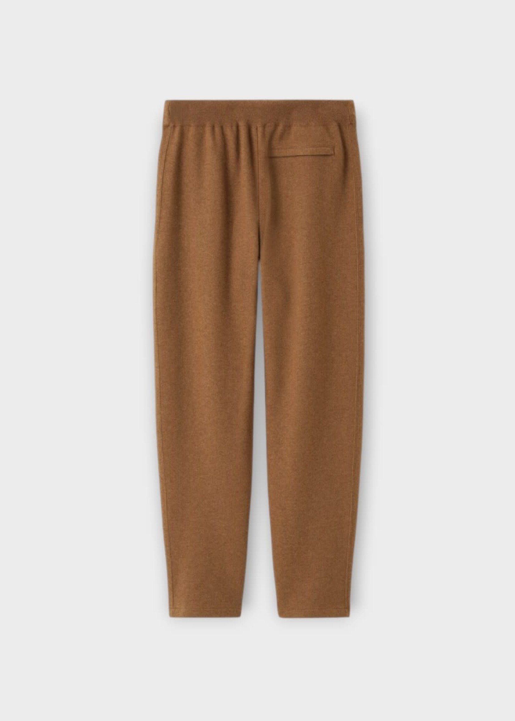 Loro Piana Loro Piana Trousers, Brown, Hazel Wool & Cashmere High Waisted Straight Leg Pants In Terracotta Taupe