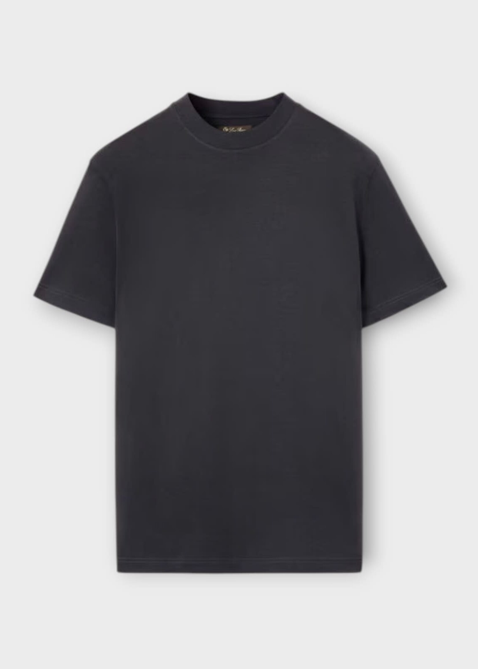 Loro Piana Loro Piana T-Shirt, Navy, Ray Jersey Cotton Crew Neck T-Shirt In Blue Navy